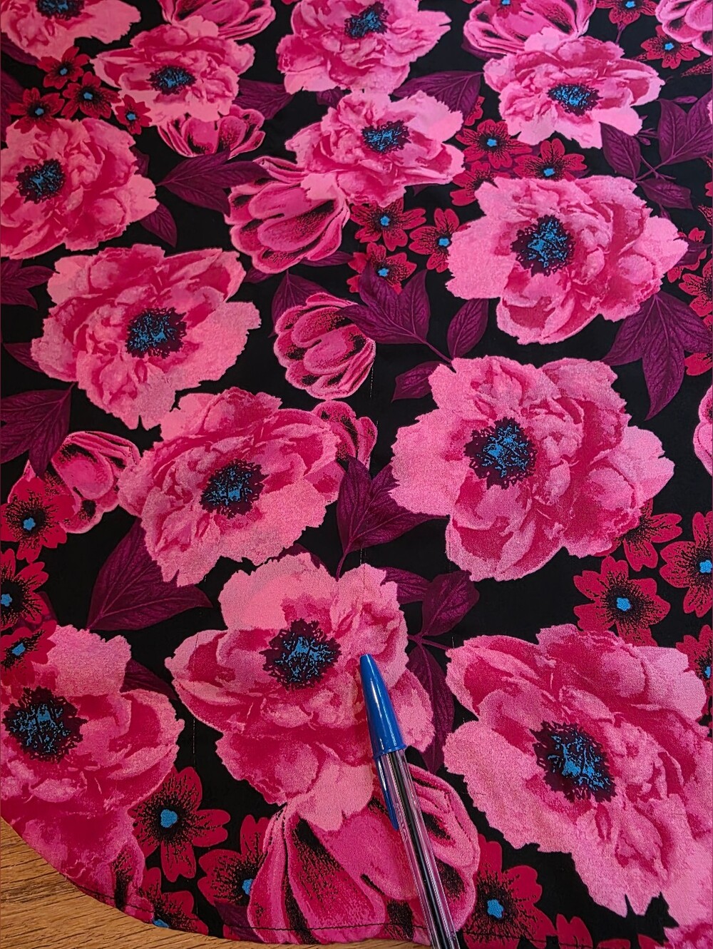 Worthington Pink Black Floral Roll Tab Sleeve Blouse 3X - Picture 16 of 16
